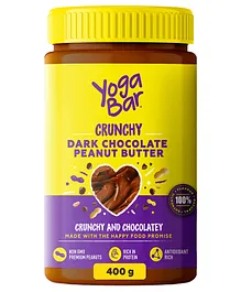 Yogabar Crunchy Dark Chocolate Peanut Butter 400g