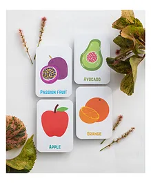 EarlyBuds Fruits Flashcards - 32 Cards