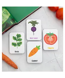 EarlyBuds Vegetables Flashcards - 32 Cards
