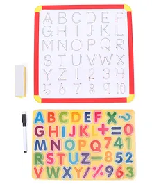 Itoys 4 In 1 Magnetic Slate Yellow (Colour May Vary) - 43 Pieces
