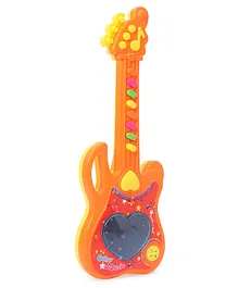 Vijaya Impex Electronic Guitar with Music and Light -Orange