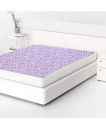 Baybee Waterproof Mattress Reusable Bed Sheet Cover Size 6.5 X 6.5 Ft - Purple