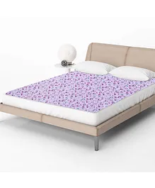 Baybee Waterproof Mattress Reusable Bed Sheet Cover Size 4.5 X 6.5 Ft Pack Of 1 - Purple