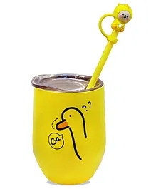 FunBlast Insulated Stainless Steel Sipper Yellow  280 ml