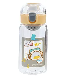 FunBlast Cartoon Design Water Bottle Beige  450 ML