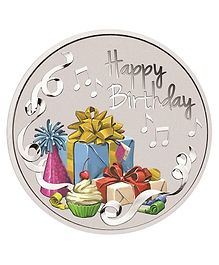 Ananth Jewels BIS Hallmarked Silver Coin Happy Birthday Gift - 10 grams 