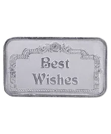 Ananth Jewels BIS Hallmarked Silver Bar 10 Grams Best Wishes
