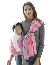 Polka Tots Baby Ring Sling Carrier Wrap Pink