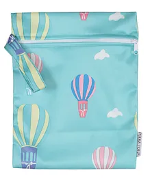Waterproof Wet Bag Pouch with Zipper (Air Balloon)