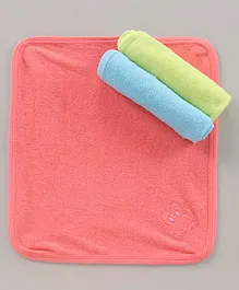 Simply Cotton Wash Cloths Pack of 3 (Colour May Vary)