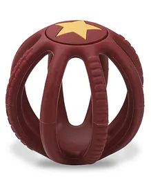 Luv Lap Silicone Ball Teether BPA Free- Maroon