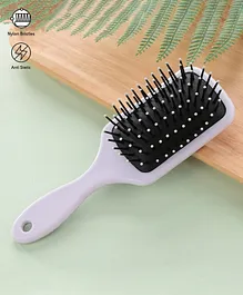 Hair Brush Snakeskin Print - White
