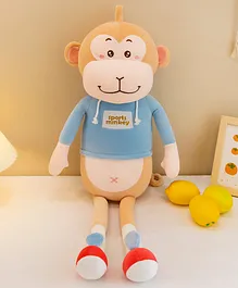 Little Hunk Monkey Plush toy Blue - Height 40 cm