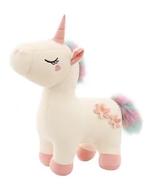 Little Hunk Unicorn Soft Plush Toy Multicolour (Colour may vary) - Height 25 cm