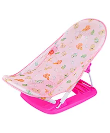 Fiddlerz Baby Bather with Three Position  Compact and Foldable - Pink