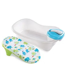 Summer Infant Newborn-To-Toddler Bath Center & Shower - White