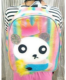 Tera13 Kids School Bag Panda Sequence Backpacks Multicolor - Height 8.6 Inch