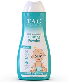 The Ayurveda Co. 100% pure Dashapushpadi Ayurvedic Baby Powder for Dryness & Rash Free Skin - 100 g 