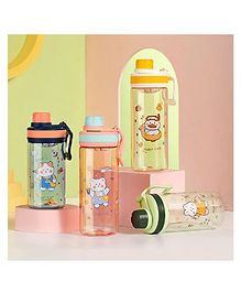 NEGOCIO Cartoon Print Water Bottle (Colour & Print May Vary)