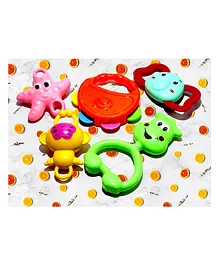 Wow Toys Delivering Joys of Life Baby Rattles Pack of 5 - Multicolour
