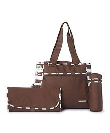 My Milestones Diaper Bag Spectra - Brown Flamingo