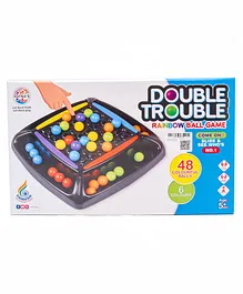 Ratnas Double Trouble Rainbow Ball Game - 49 Pieces