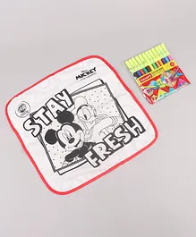 Mickey Mouse And Friends Paint Your Pillow Coloring Kit - Multicolour