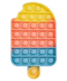 Toyshine  ICE Cream- Fidget Popping Sounds Toy BPA Free Silicone Push Bubbles Toy  - Multicolour