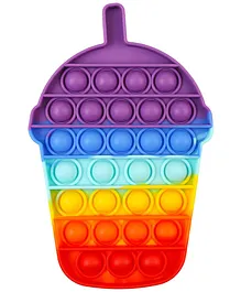 Toyshine   ICE Cream Shaker- Fidget Popping Sounds Toy Pop Bubble BPA Free Silicone Push Bubbles Toy  - Multicolour