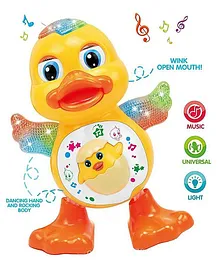 SVE Dancing Duck with Music Flashing Lights and Real Dancing Action- Yellow