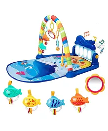 SVE Baby Musical Keyboard Play Mat Gym & Fitness Rack - Multicolour