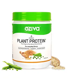 OZiva Organic Unflavored Plant Protein - 500 gm