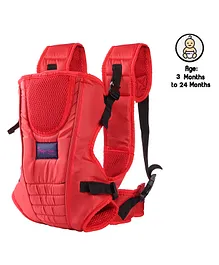Magic Seat Baby Carrier Bag with Adjustable Buckle Strap - Red