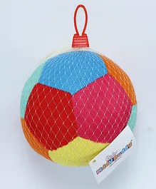 KiddyBuddy Fabric Soft Plush Ball Rattle Small - Multicolor