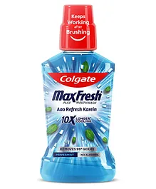 Colgate Maxfresh Plax Antibacterial Mouthwash Pepper Mint -  250 ml