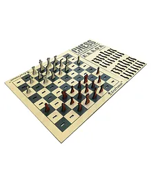 Kraftsman Wooden Chess & Checkers Combo Board Game - Multicolor