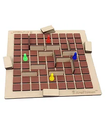 Wooden Corridor Board Game Players Board Game