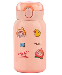 Dhawani Insulated Stainless Steel Water Bottle Peach - 380 ml