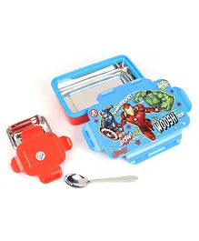 Ski Plastoware Captain America Insulated Lunch Box - Blue & Red
