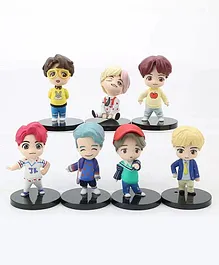 AUGEN BTS Action Figure Limited Edition Pack of 7- Height 12 cm