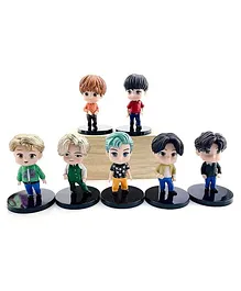 Augen BTS 6th Generation Action Figure Limited Edition Pack of 7 - Height 9 cm