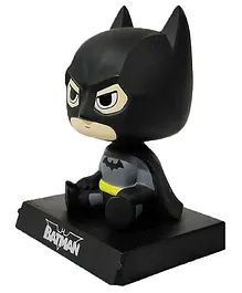 AUGEN Super Hero Batman Action Figure Limited Edition Bobblehead With Mobile Holder For Car Dashboard Office Desk & Study Table