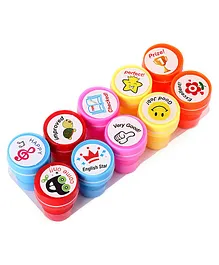 Motivational Stamps Pack of 10 - Multicolour 