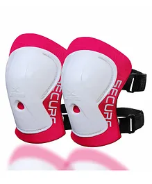 JASPO Secure Hybrid Knee Guards Medium - Pink