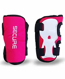 JASPO Secure Hybrid Wrist Guards for Skating Cycling Medium Size - Pink
