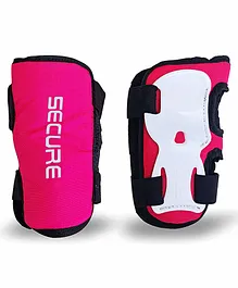 JASPO Secure Hybrid Wrist Guards for Skating Cycling Large Size - Pink