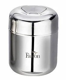 Falcon Steel Apple Storage canister  Silver - 325 ml