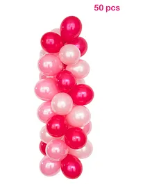 Balloon Junction Metallic Balloons Pink & Fuchsia - Pack of 50