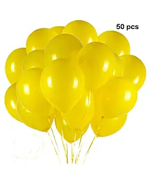 Balloon Junction Balloons Pack of 50 - Yellow 