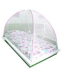 Evafly Mosquito Net for Single Bed Foldable Child Mosquitoes with Adults Mosquito of 2 Saviors Mosquito- Pink